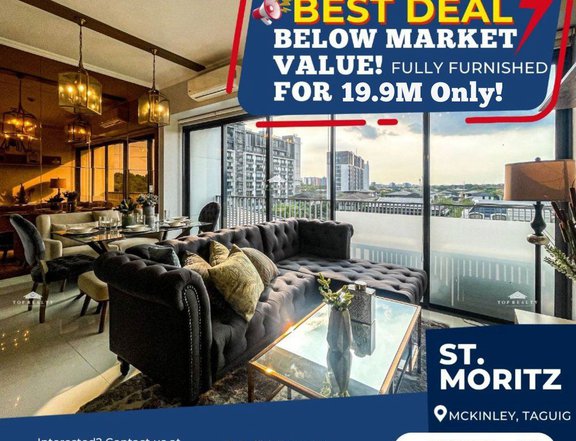 For Sale: 2BR Condo in Mckinley, Taguig, St. Moritz FIRE SALE!