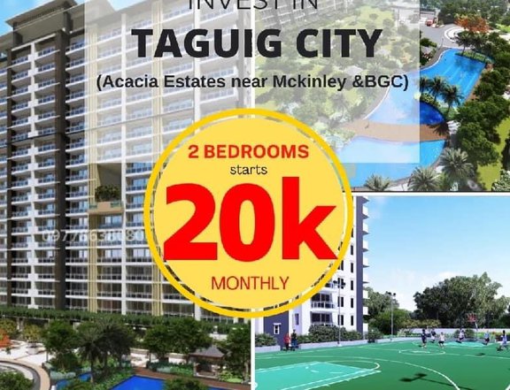 Resort type condominium in taguig city 2bedroom alder residences