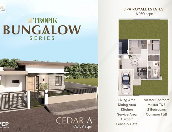 BUNGALOW HOUSE FOR CONSTRUCTION IN LIPA, BATANGAS