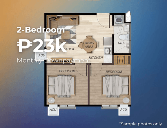 40.26 sqm 2-bedroom Residential Condo For Sale in Tagum Davao Del Norte