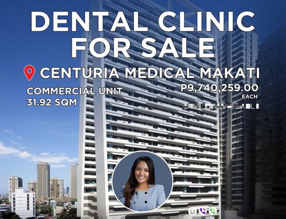 Commercial Medical Clinic Unit For Sale in Centuria Medical Makati