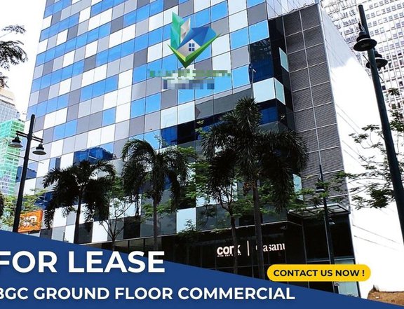 BGC Ground Floor Commercial Retail for rent Showroom Gym  Restaurant