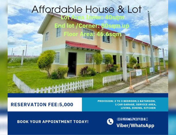Affordable Townhouse in Batangas City