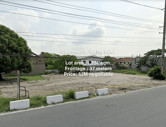 1,204 sqm Commercial Lot For Sale in Angeles Pampanga near Mansfield