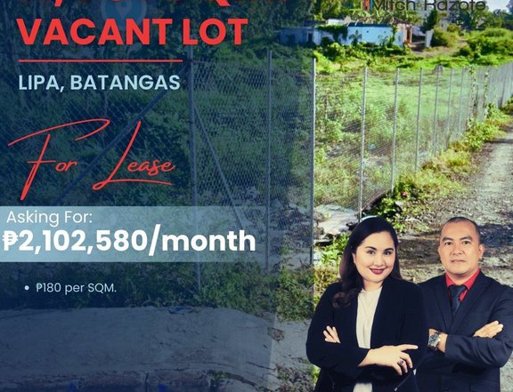 1.17 hectares Commercial Lot For Rent along Leviste Highway in Lipa Batangas