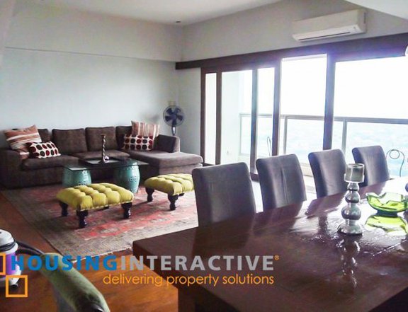 TIMELESS FULLY FURNISHED 4-BR UNIT WITH BALCONY FOR SALE IN MAKATI