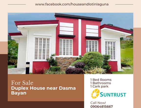 Duplex house and lot for sale in cavite near SM dasma and Vista Mall