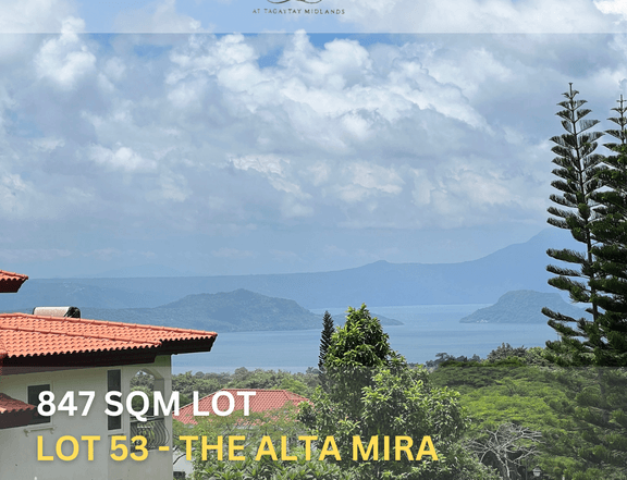 Vacant Lot at Paseo De Alta Mira Alta Mira-Midlands Tagaytay Highlands