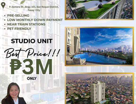 Pre-Selling in Pasay City Studio Unit