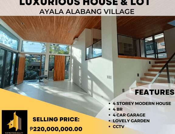 For Sale Luxurious House and Lot in Ayala Alabang Village