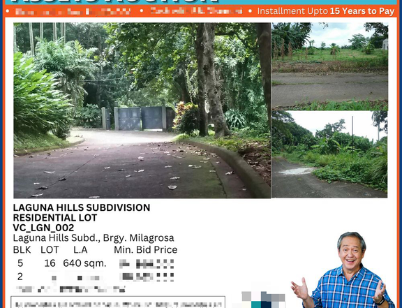 Residential Lot For Sale in Laguna Hills Subdivision Calamba, Laguna