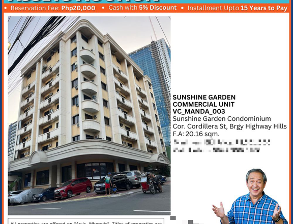 Commercial Condo Unit in Sunshine Garden Condominium