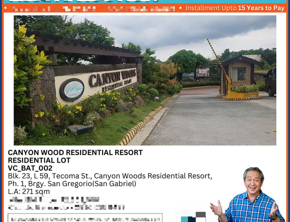 Foreclosed Residential Lot in Canyon Wood Residential Resort - Mega Tagaytay