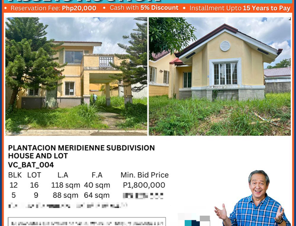 2 House and Lot at Plantacion Meridienne Subdivision