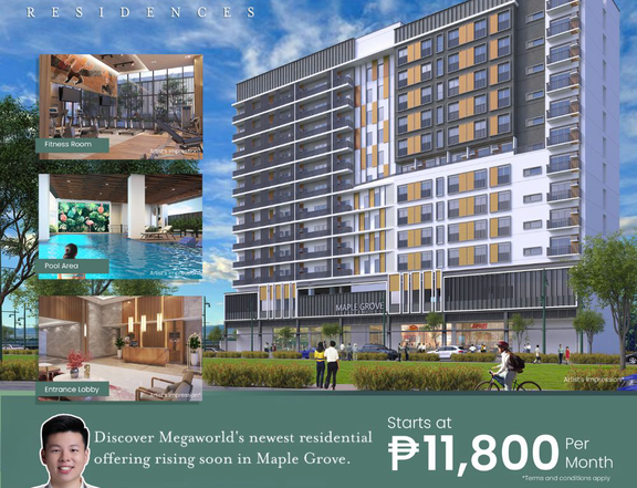 Maple Park Residences Studio Unit 35sqm Pre-selling Condo in Cavite