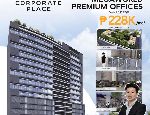 One Corporate Place Office Space for Sale in Cavite 112sqm Megaworld