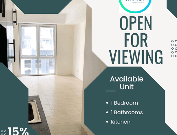 Ready For Occupancy Furnished 22.60 sqm 1-bedroom Condo Rent-to-own in Ortigas Pasig