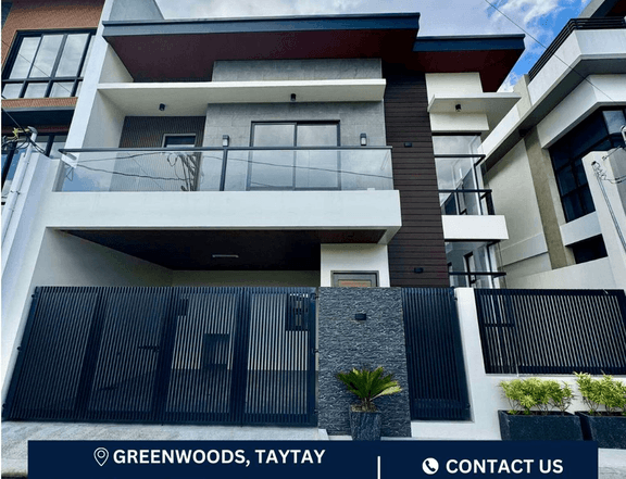 2-Storey, 4 Bedroom House in Greenwoods, Taytay