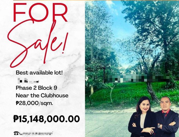 541 sqm Residential Lot For Sale in Parkridge Estate Valley Golf Antipolo