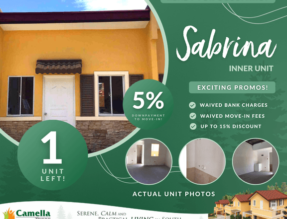 2 BEDROOM ROWHOUSE UNIT IN TRECE MARTIRES CAVITE