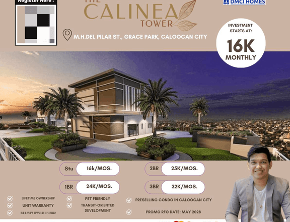 EXTENDED PROMOTHE CALINEA TOWER by DMCI Homes in Caloocan