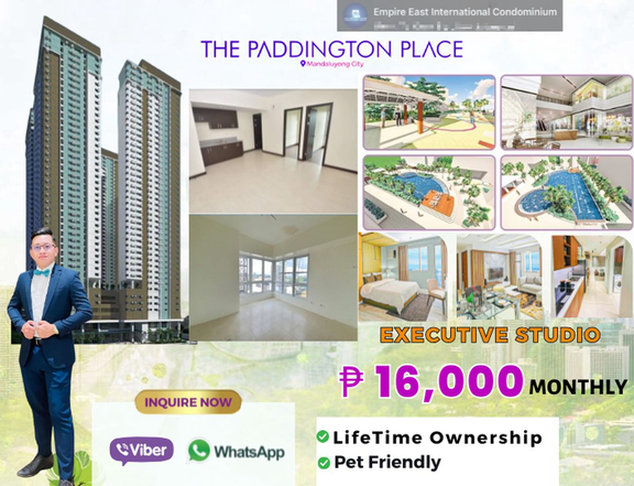 THE PADDINGTON PLACE Studio No DP! Residential Condo For Sale in Mandaluyong