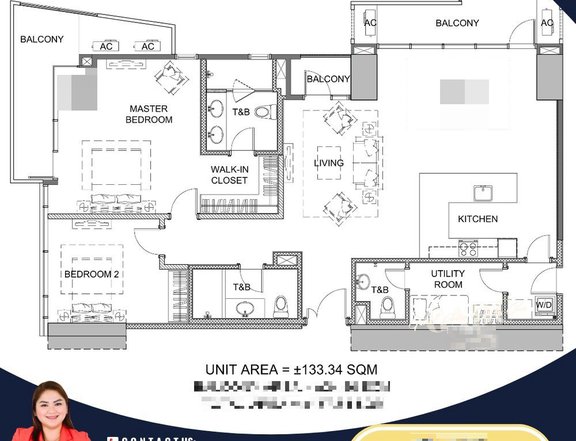 Rent to Own Ready for Occupancy RFO 2BR Condominium in Westin Manila at Ortigas Mandaluyong