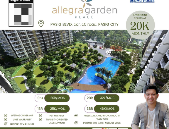 Ready For Occupancy in Pasig: ALLEGRA GARDEN PLACE