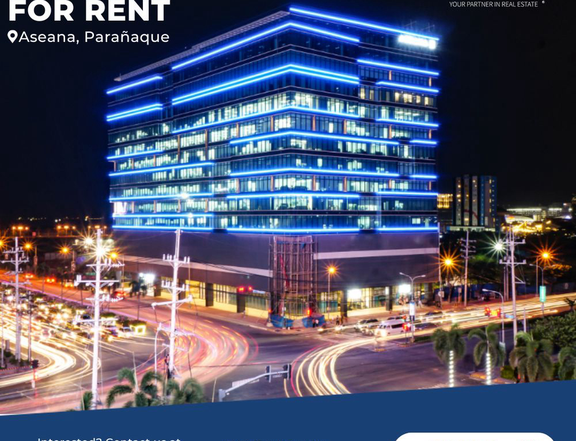 Commercial Office For Rent in Paranaque Metro Manila, Aseana Ave. 1k-2k/SQM