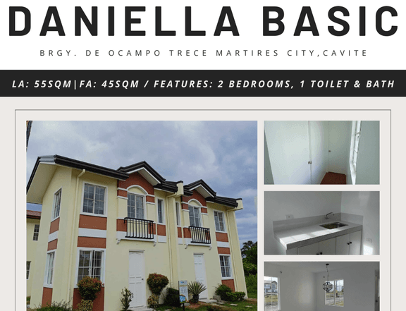 2-bedroom TownHouse For Sale in Trece Martires Cavite