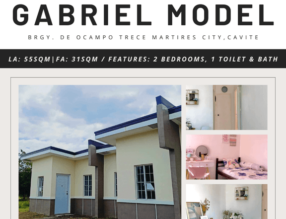 2-bedroom Bungalow For Sale in Trece Martires Cavite