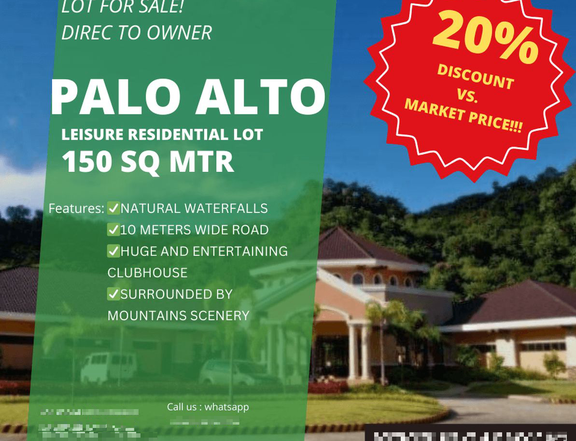 150 sqm Residential Lot For Sale 20% Discount