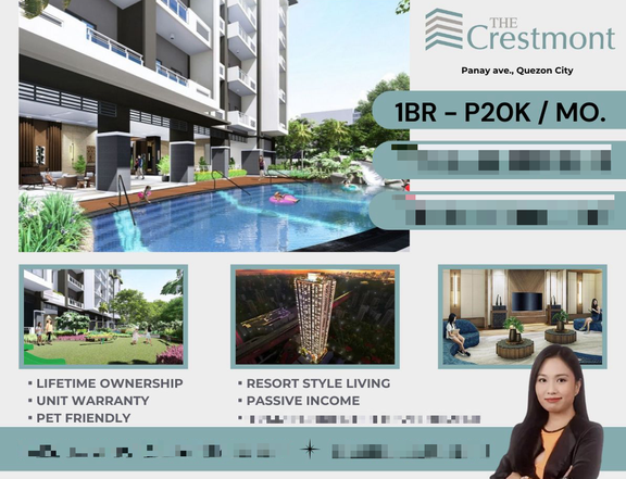 DMCI Condo for Sale in Quezon city near Eton Centris Preselling The Crestmont 2 Bedroom