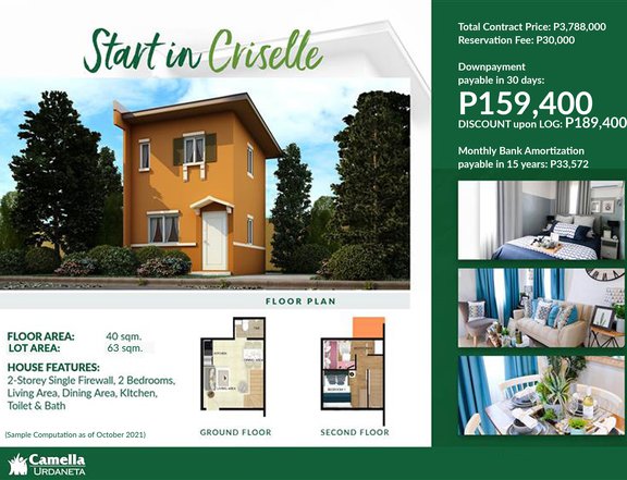 Affordable House and Lot For Sale in Urdaneta Pangasinan - RFO