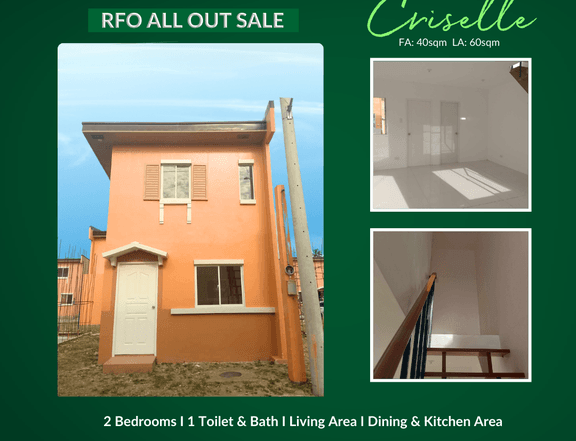 House and Lot Criselle For Sale