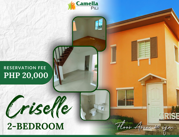 2-bedroom Single Attached House and Lot For Sale in Camarines Sur