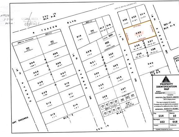 Lot for sale in Cubao - Through lot