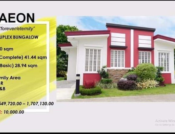 1-bedroom Duplex / Twin House For Sale