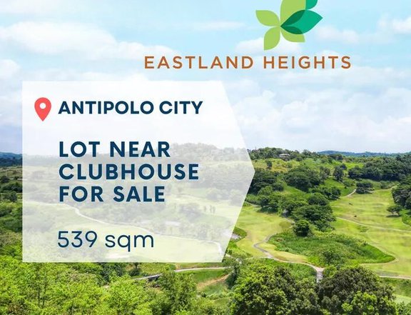 539 sqm Vacant Lot For Sale in EastLand Heights Antipolo Rizal