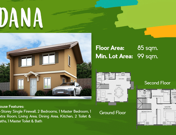 Affordable House and Lot in San Jose City - Dana Unit