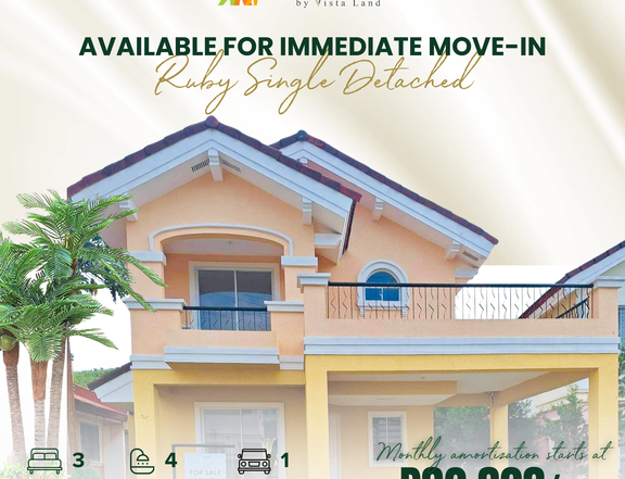 3-bedroom Ruby Single Detached House For Sale in Tagbilaran Bohol