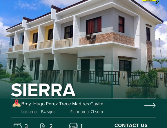 New open Affordable Townhouse located in Trece Martires Cavite