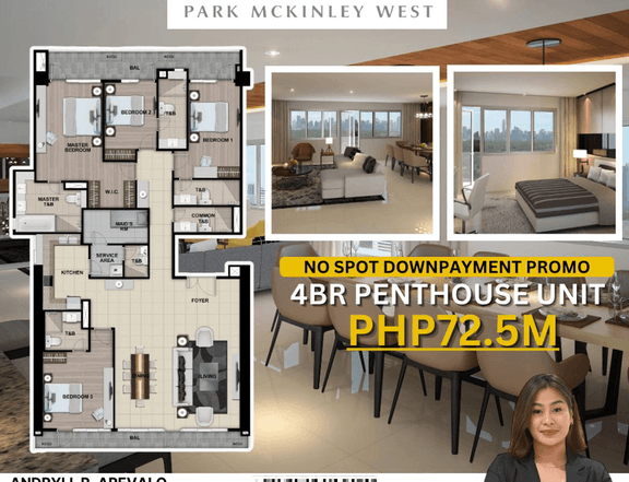 4 Bedroom Penthouse in Fort Bonifacio | Pre-Selling Condo of Megaworld