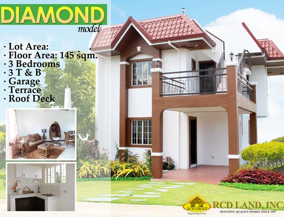 RFO 3-bedroom Single Detached House in Silang Cavite with Roof Deck