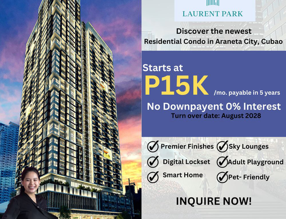 Pre-selling Condo in Araneta City for as low as 15k/month