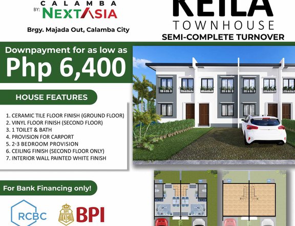 Pre-Selling 3-bedroom Townhouse For Sale in Calamba Laguna