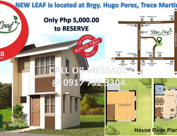 2 storey single attached inside Township in Trece Martirez Cavite