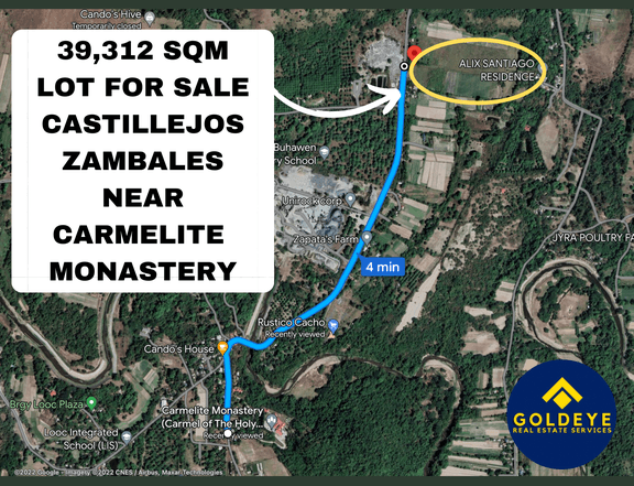 39,312 Sqm Agri Lot For Sale in Castillejos Zambales Along Main Road
