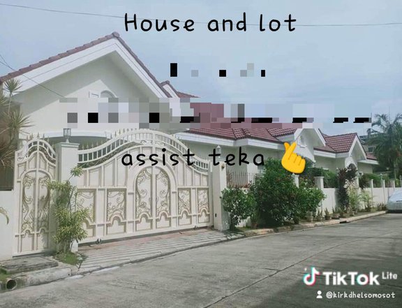 House and lot  for sale