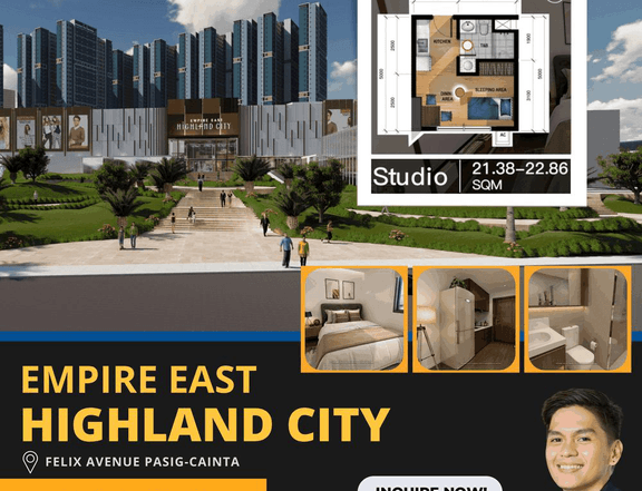 EXECUTIVE STUDIO UNIT FOR SALE IN PASIG CITY
